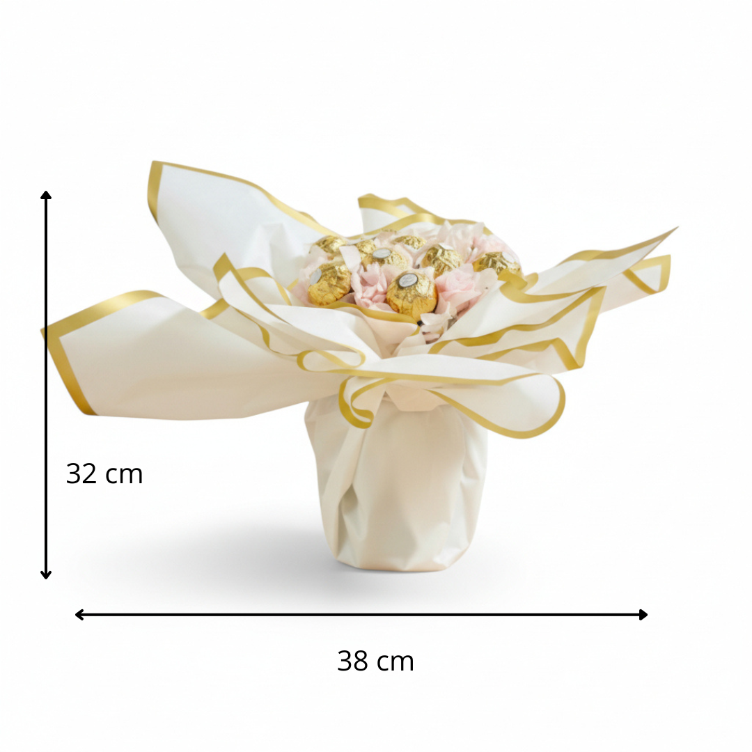 Bouquet Gourmand de Ferrero Rocher – Spécial Saint-Valentin