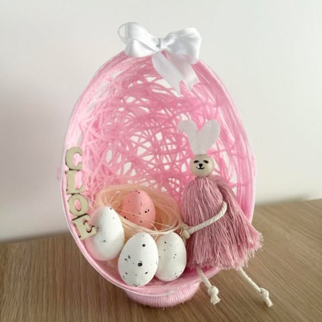 Œuf personnalisé – Cadeau de Pâques décoratif pour enfant
