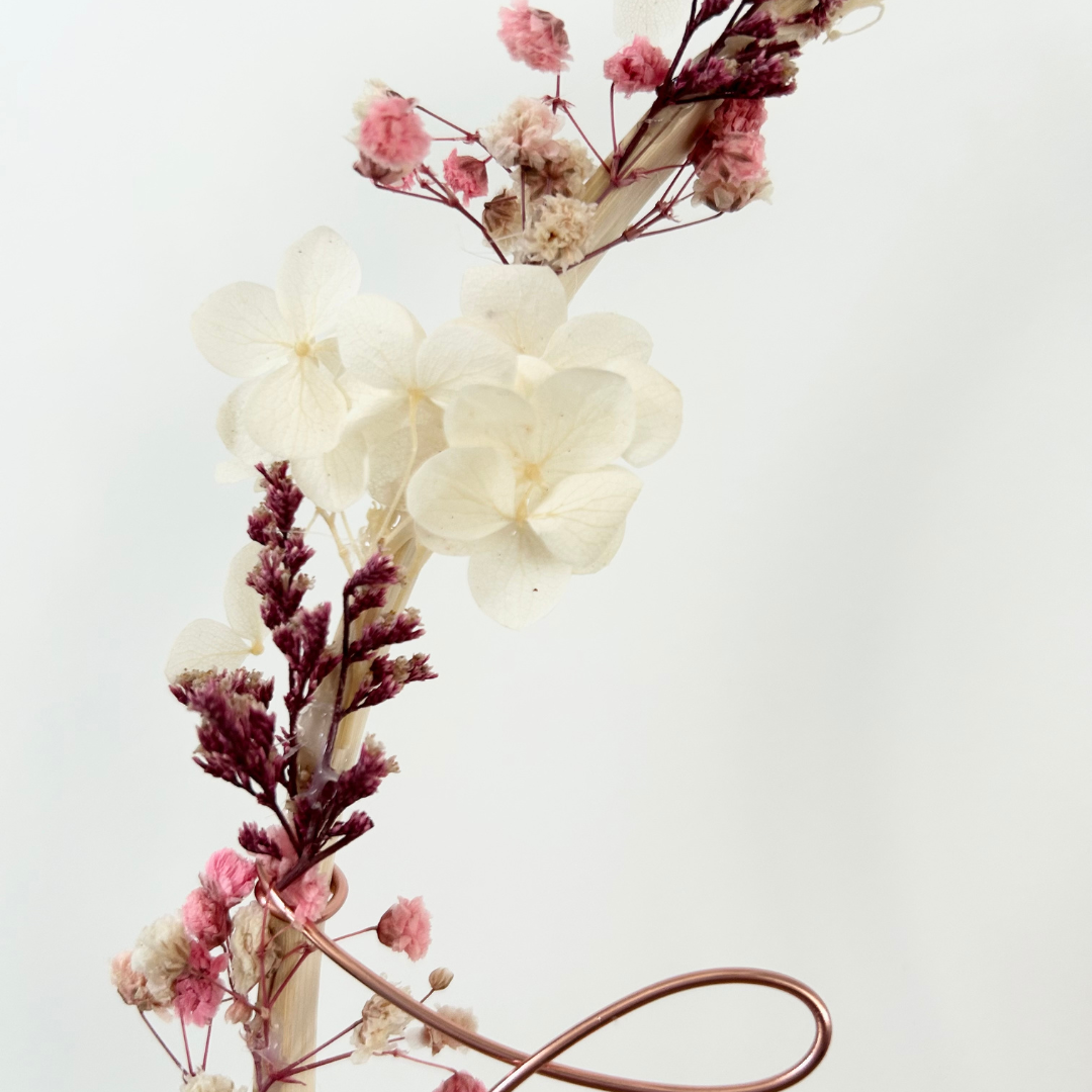 Suspension florale personnalisée – Un cadeau d’anniversaire unique et poétique