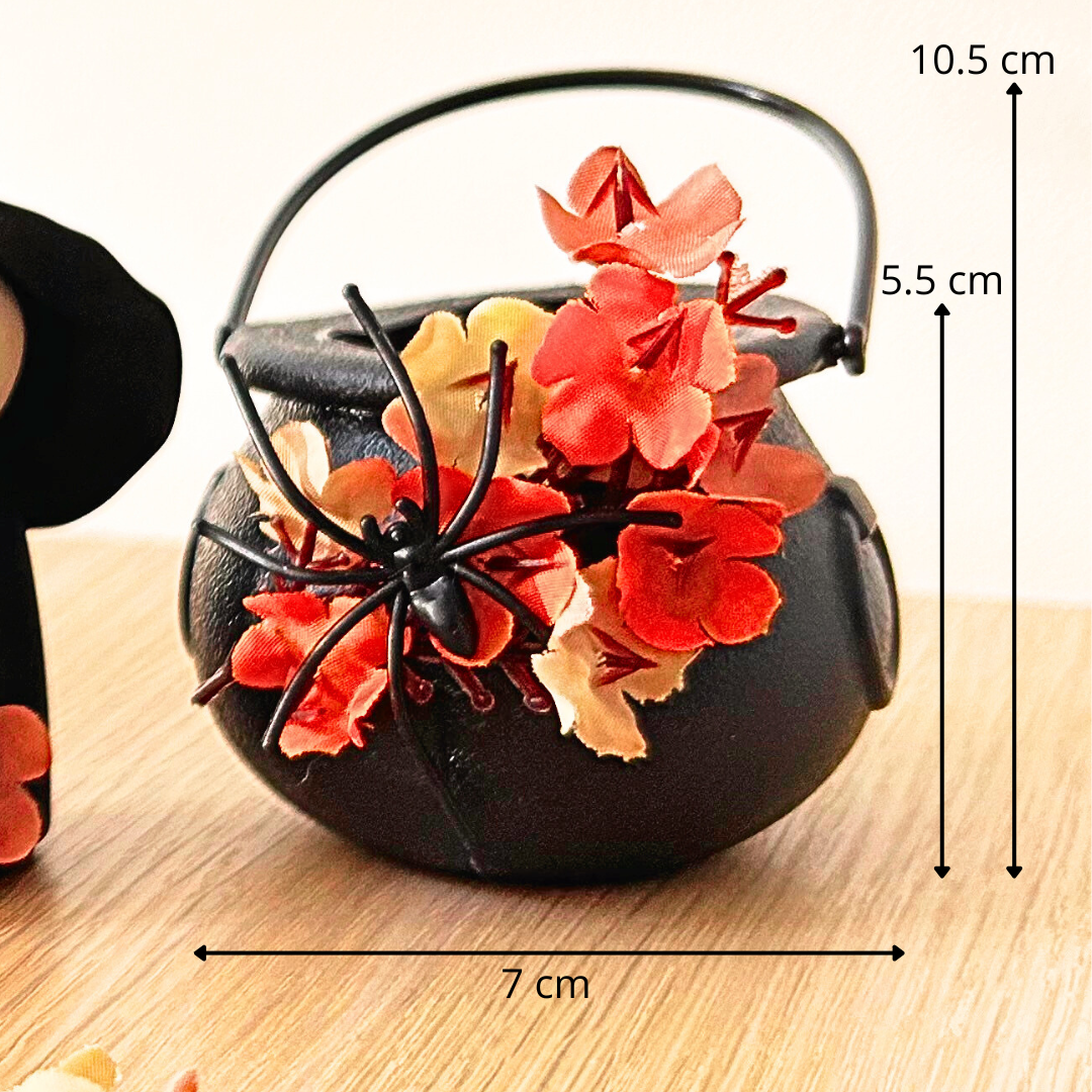 Pack déco Halloween – Sorcière & Chaudron décoratif