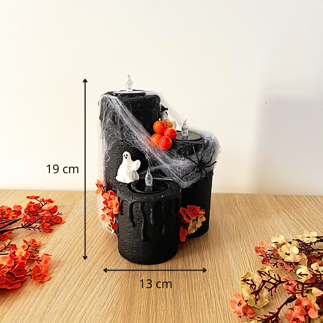 Bougeoir Halloween – Décoration de Table Effrayante et Originale