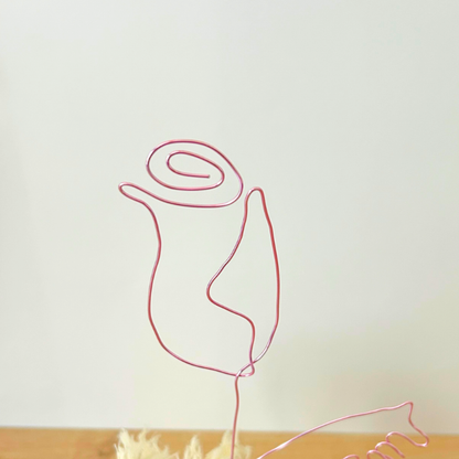 Annonce grossesse originale – bouquet fleurs séchées personnalisé avec message