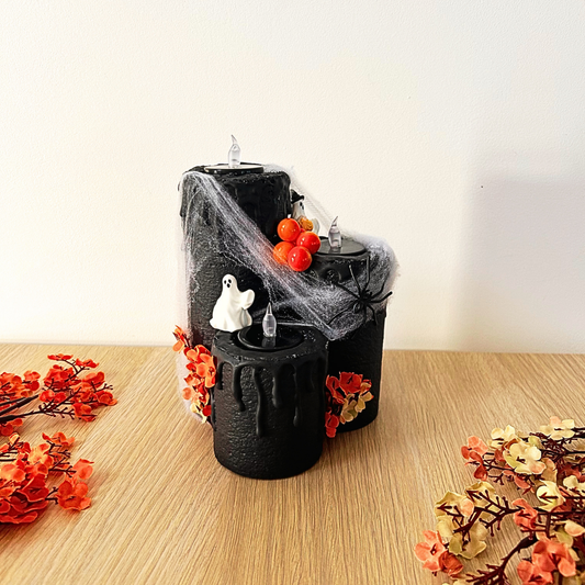 Bougeoir Halloween – Décoration de Table Effrayante et Originale