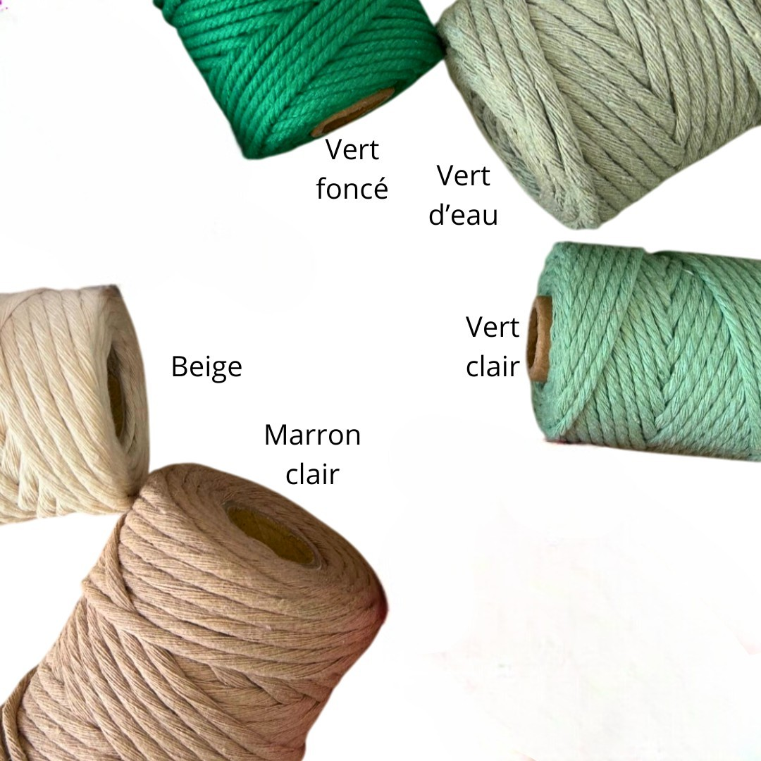 Porte-clé personnalisé macramé – cadeau invités baptême avec prénom