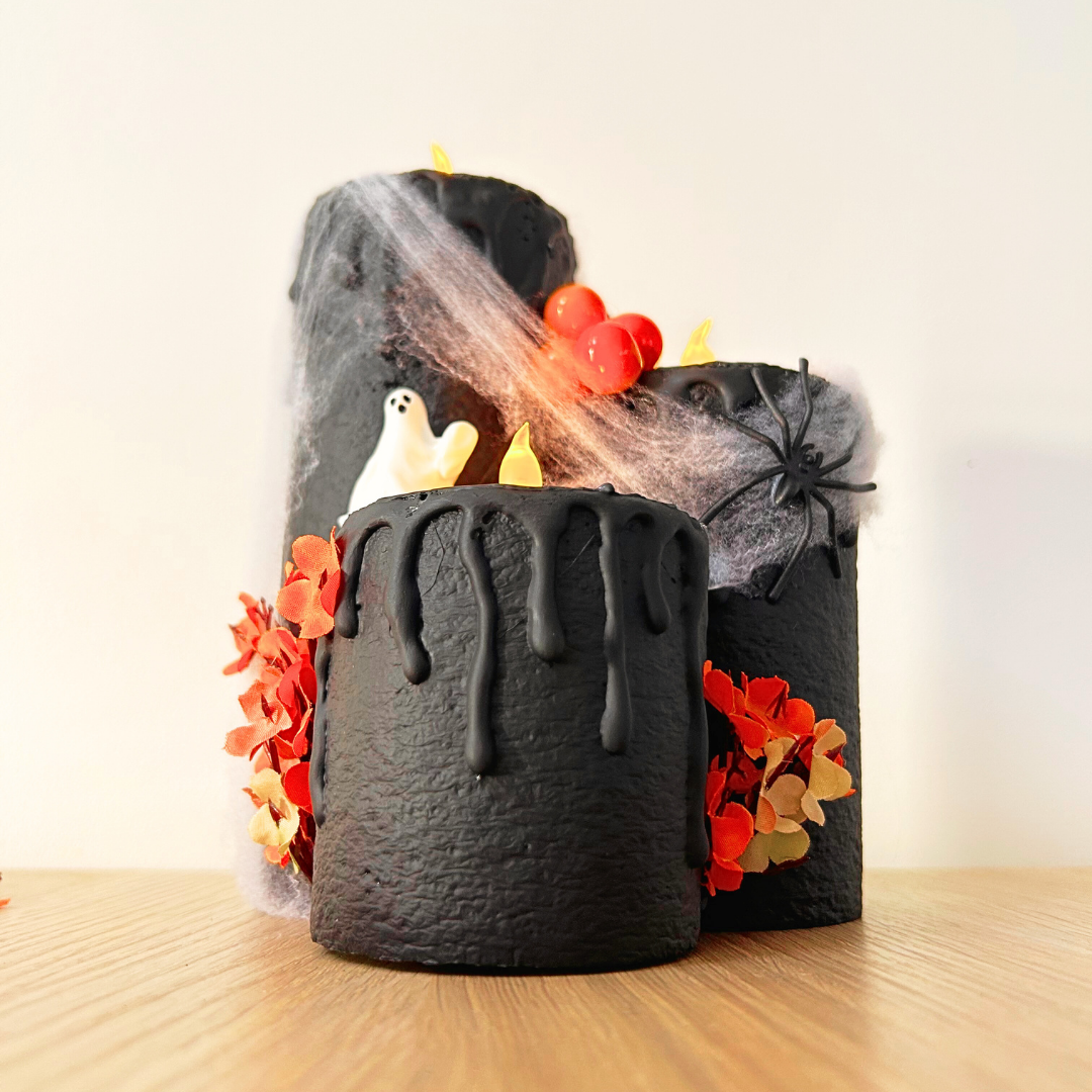 Bougeoir Halloween – Décoration de Table Effrayante et Originale