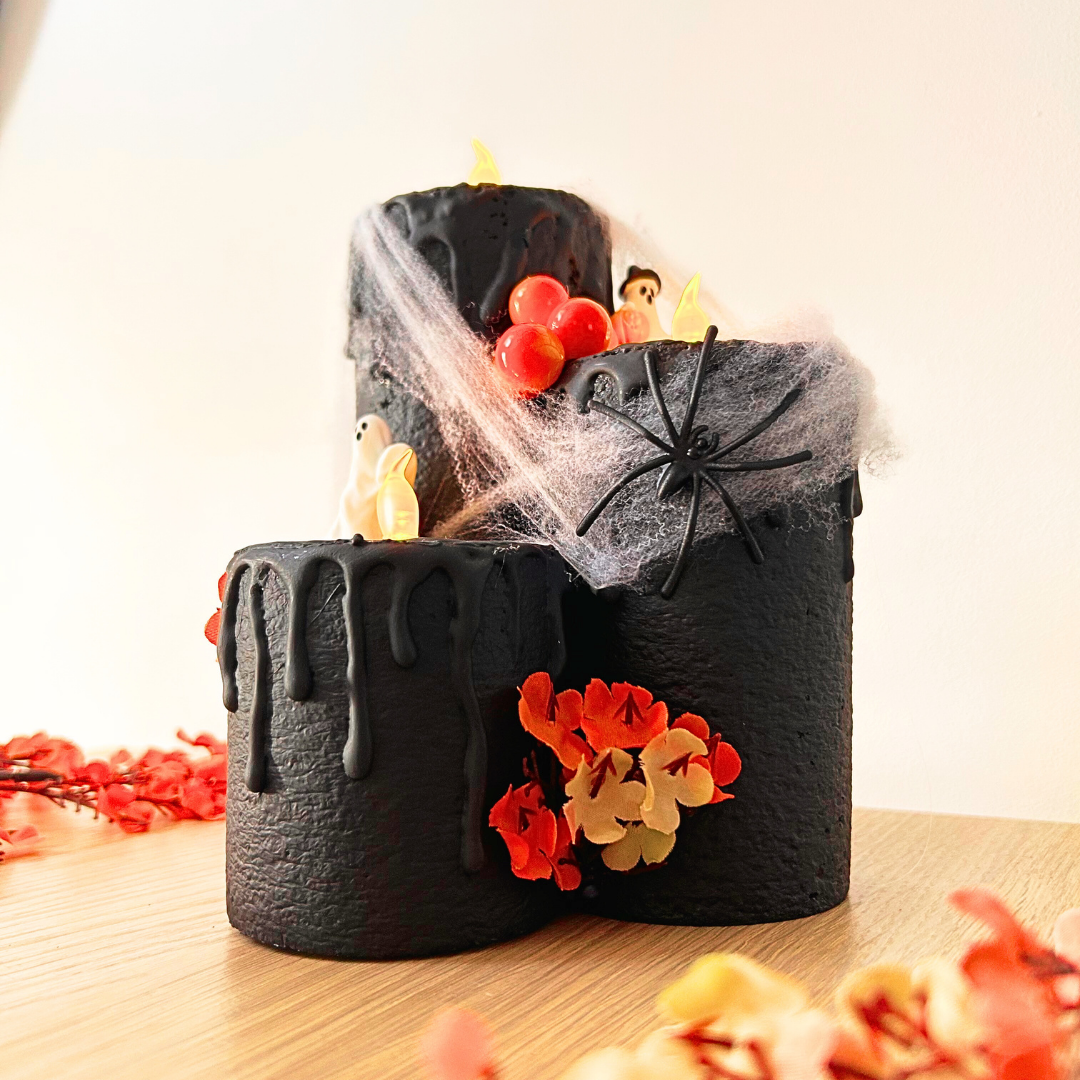 Bougeoir Halloween – Décoration de Table Effrayante et Originale