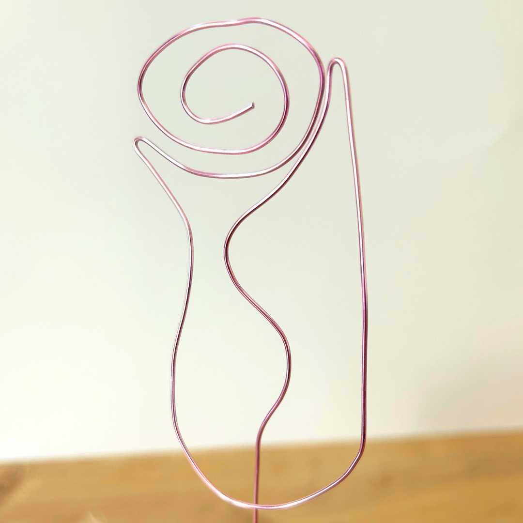 Cadeau invité baptême personnalisé – bouquet fleurs séchées avec prénom ou cœur