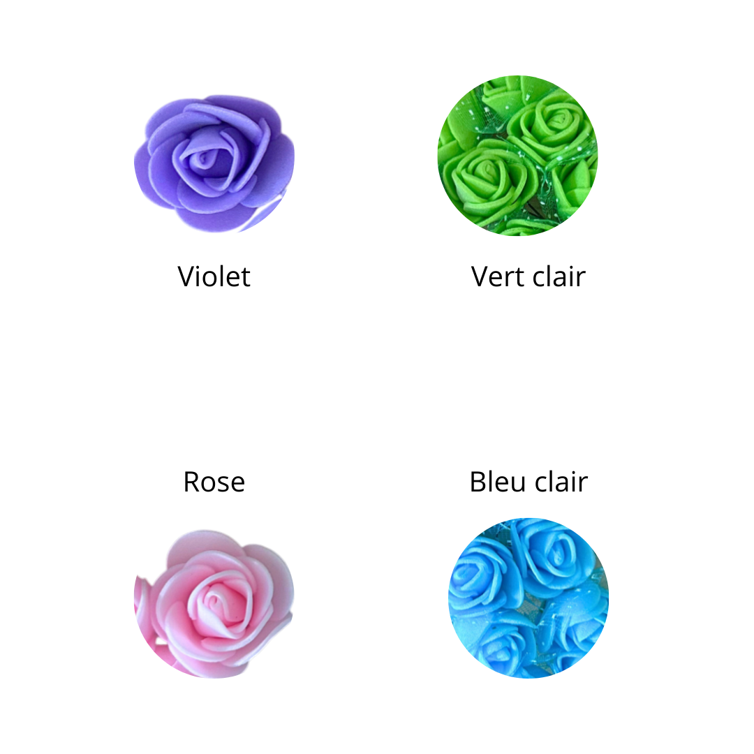 Bougeoir de Pâques décoratif – fleurs & œufs avec bougie LED