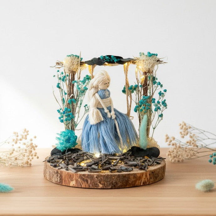 Décoration fée lumineuse – cadeau féérique fait main à offrir
