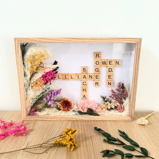 Personalized Scrabble Frame