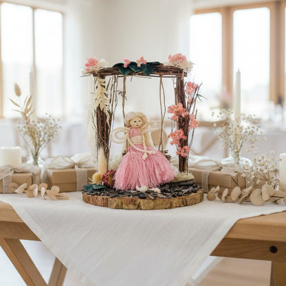 Décoration fée lumineuse personnalisée – cadeau naissance ou baptême féérique