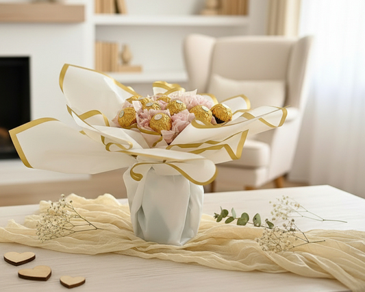 Bouquet Gourmand de Ferrero Rocher – Spécial Saint-Valentin