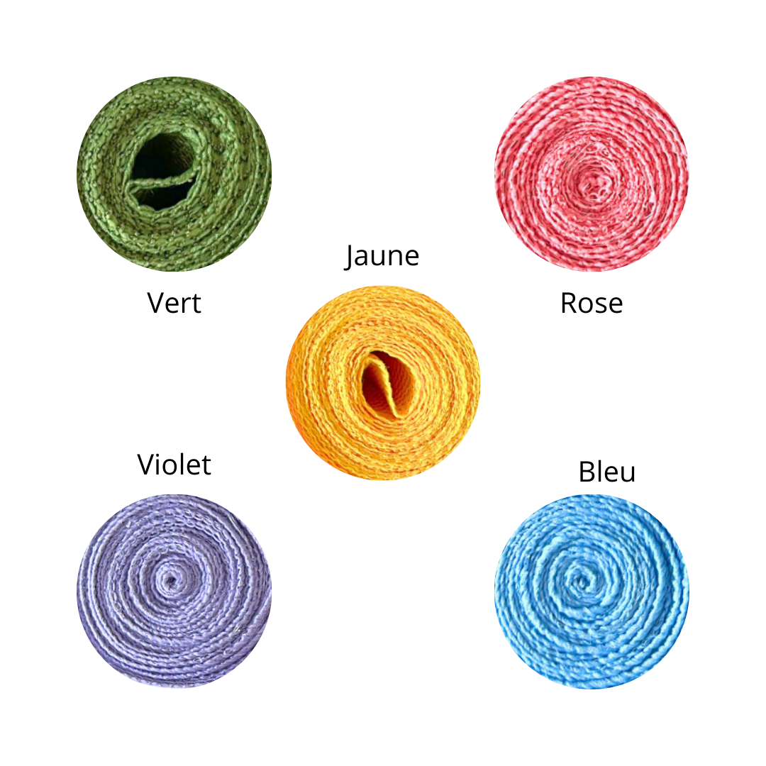 Sac de Pâques personnalisé en jute – lapin macramé & fleurs