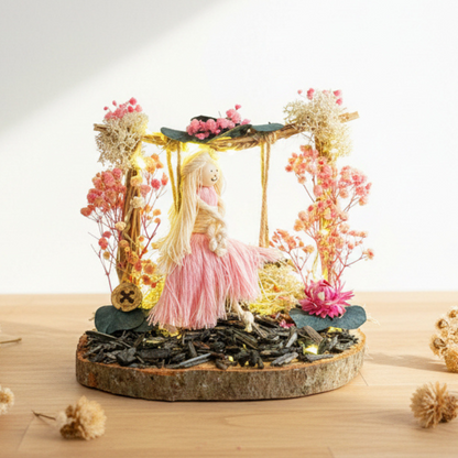 Décoration fée lumineuse – cadeau féérique fait main à offrir