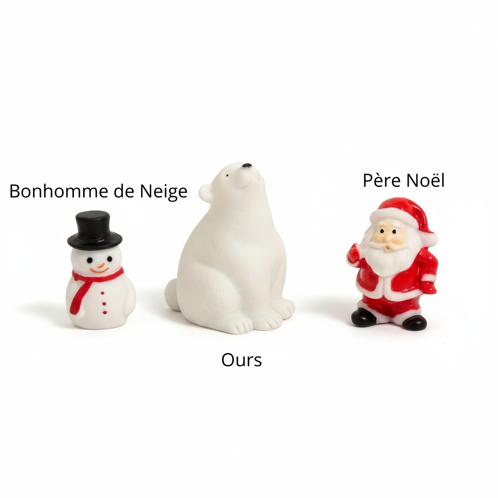 Suspension de Noël Personnalisée – Cercle en Bambou 10 cm