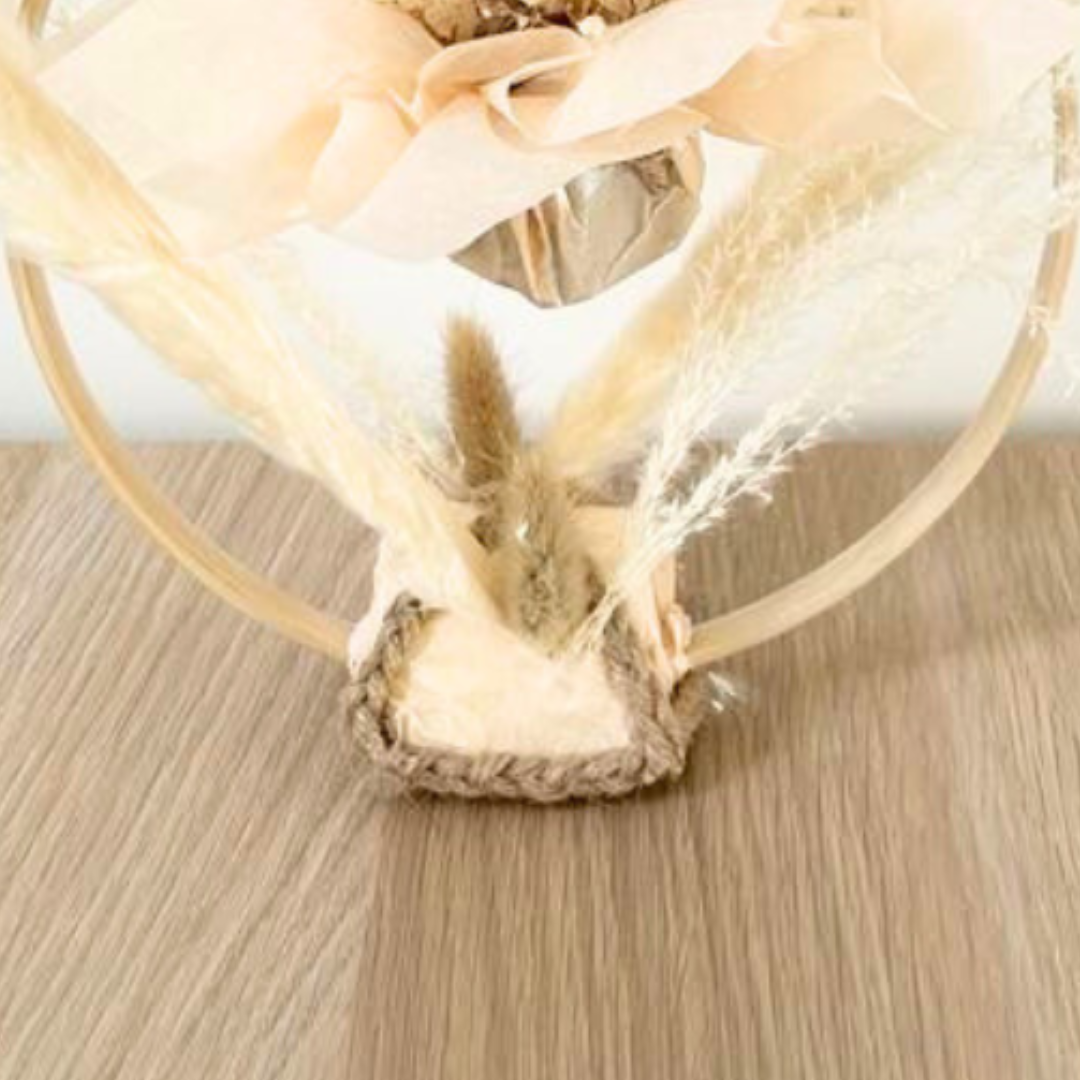 Composition florale personnalisée – Décoration en fleurs séchées