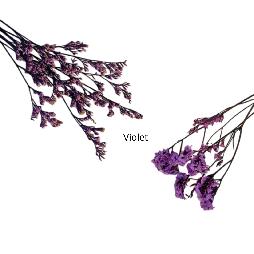 Cadeau invité baptême personnalisé – bouquet fleurs séchées avec prénom ou cœur