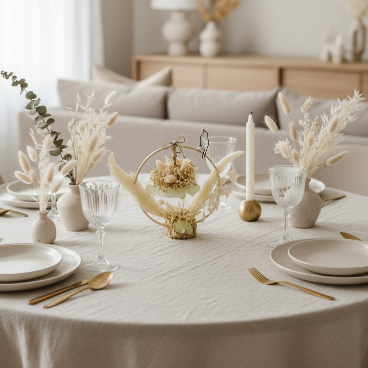 Composition florale personnalisée – Centre de table anniversaire