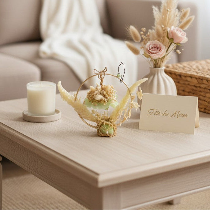 Composition florale personnalisée – Cadeau Fête des Mères