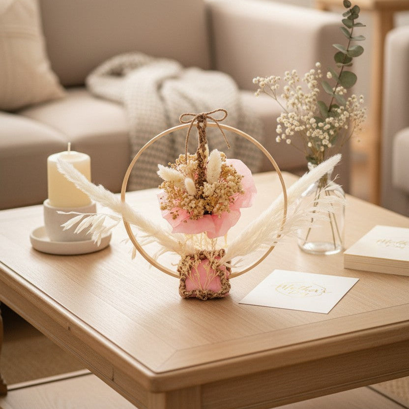 Composition florale personnalisée – Cadeau Fête des Mères