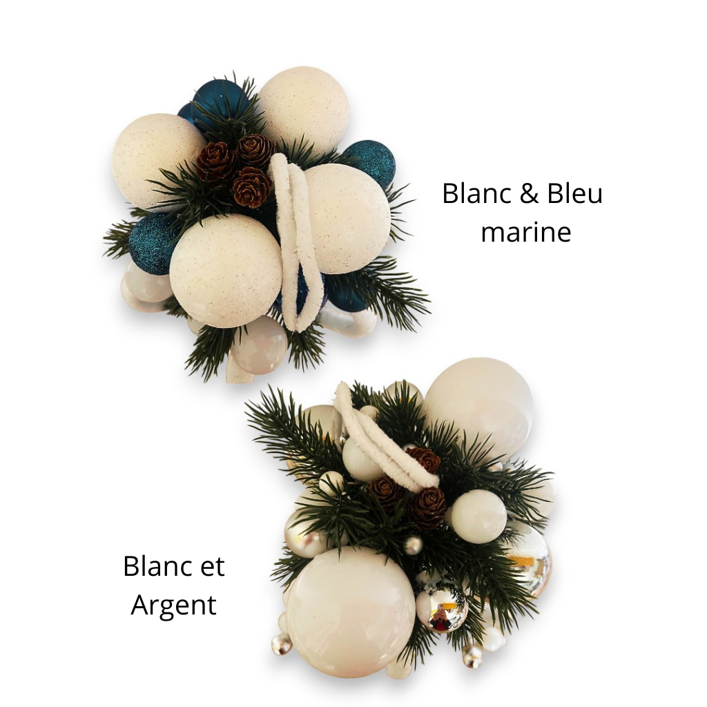 Grande Boule de Noël Lumineuse – Création Artisanale en Bambou et Jute