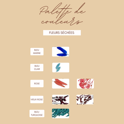 Centre de table mariage personnalisé avec bougie – décoration élégante et fait main