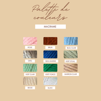 Porte-clés personnalisé macramé avec prénom – Cadeau original fait main